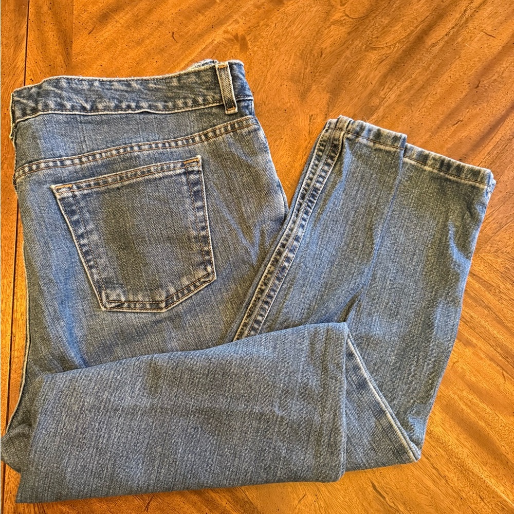Faded Glory Size 18 Women’s Blue Denim Jeans Straight Leg